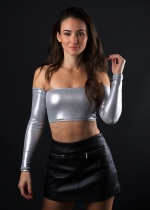 Silver ANdrea top (capsule collection)