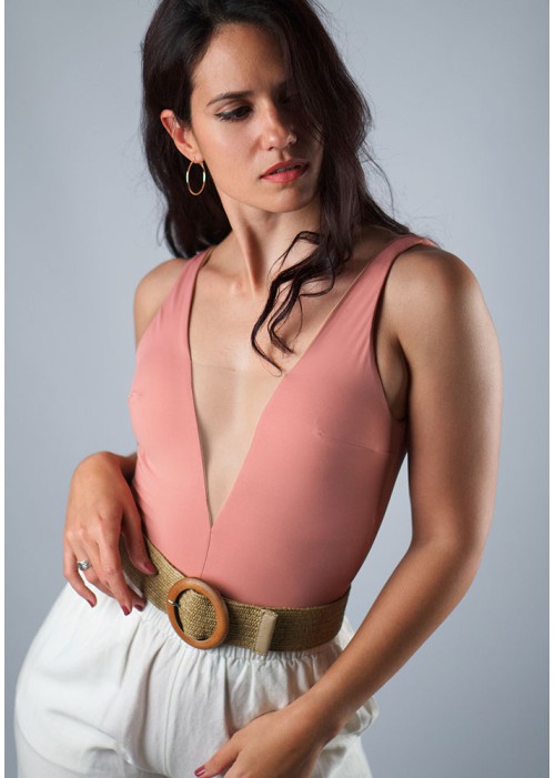 Old pink Alba bodysuit