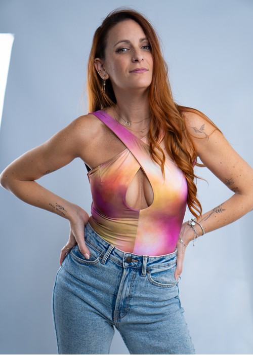 Body Carolina otoño tie dye (Reciclado)