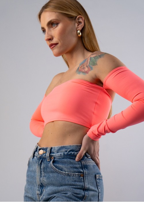 Top Andrea coral Fluor