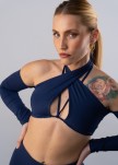 Top Amazonas azul índigo