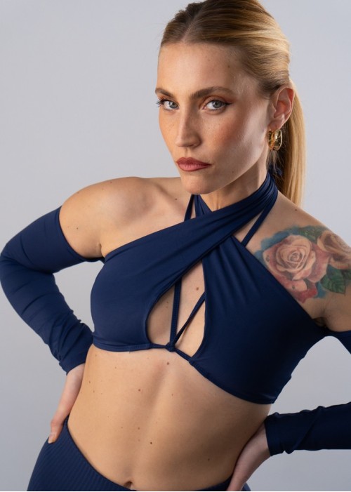 Amazon indigo blue top