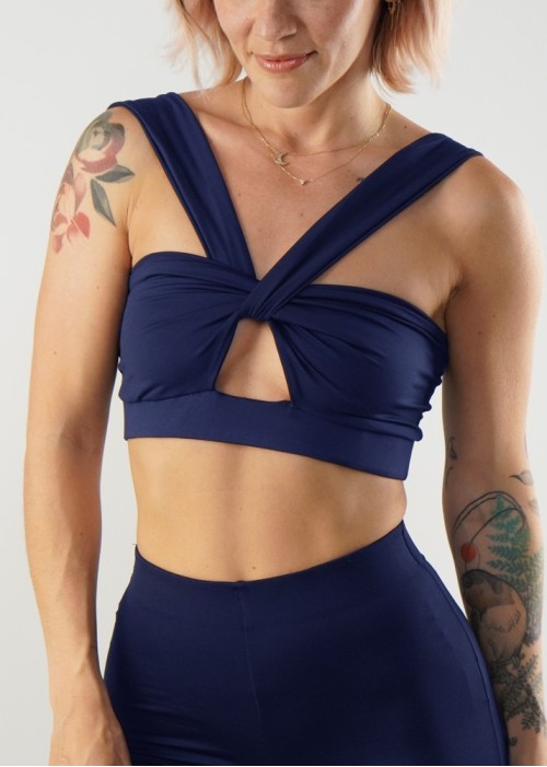 Top Inés azul Indigo