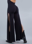 Pantalón aberturas negro