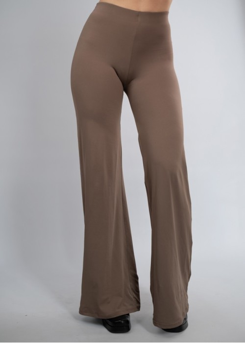 Pantalón Recto marrón delave