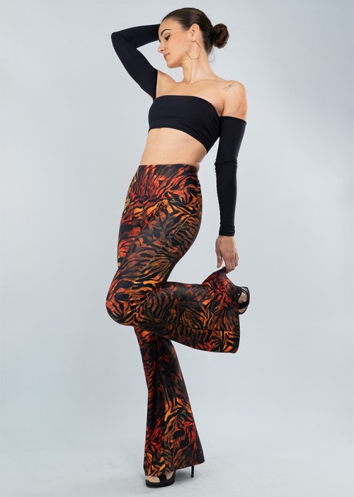 Pantalón campana tigre