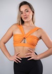 Top Inés naranja