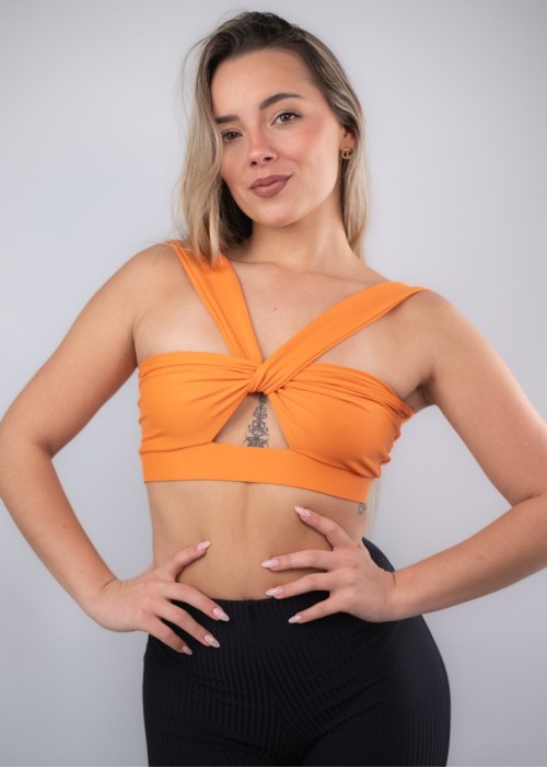 Top Inés naranja