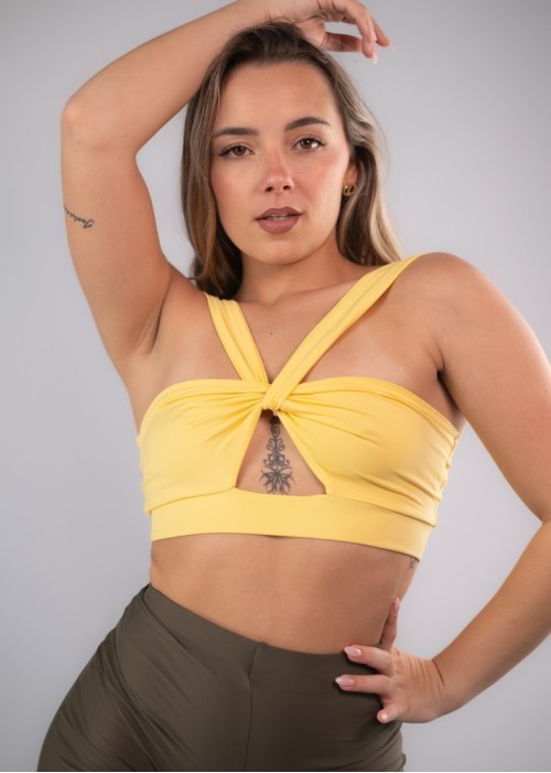 Top inés amarillo pastel