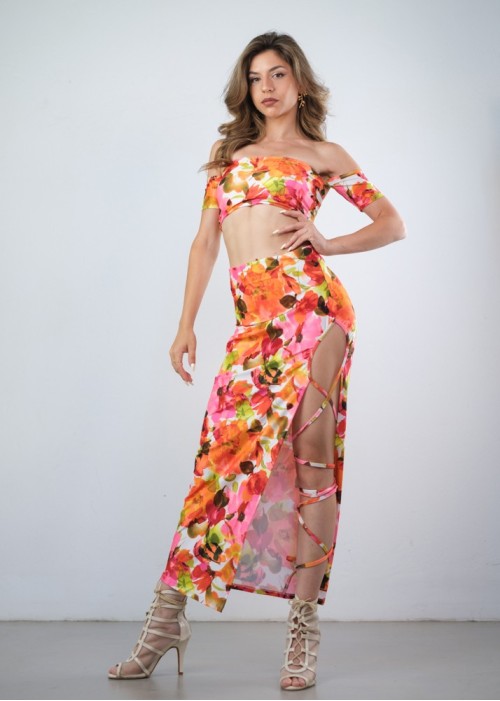 Falda amazonas blossom garden (reciclado)