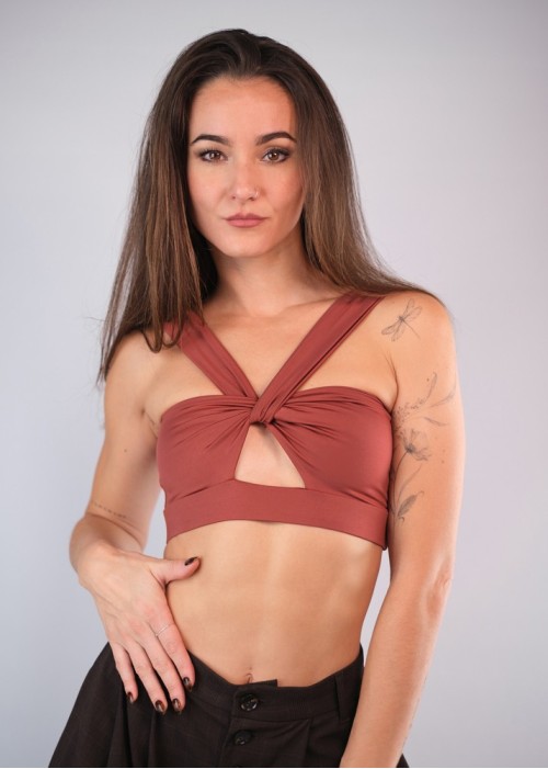 Inés satin Siena top