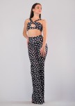 Dots straight pants